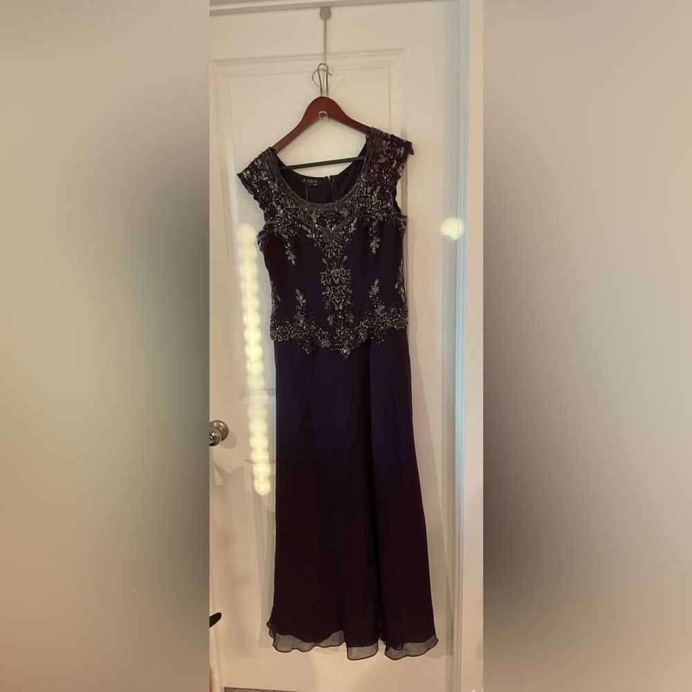 Elegant Purple Maxi Dress